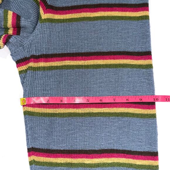 Free People FP Beach Mariner Stripe Sweater Knit Pants Size Small - Picture 11 of 13